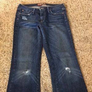 HINT JEANS SIZE 11  inseam 32 Very cute wide leg jeans EUC